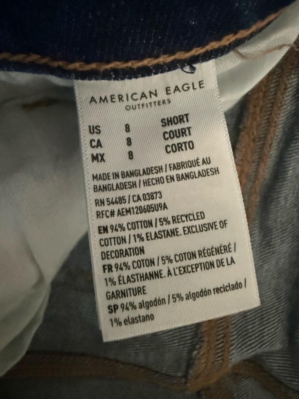 American Eagle Outfitters women’s Indigo Straight Jeans - Picture 7 of 8